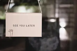 Say goodbye ~