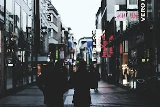 夜間散步